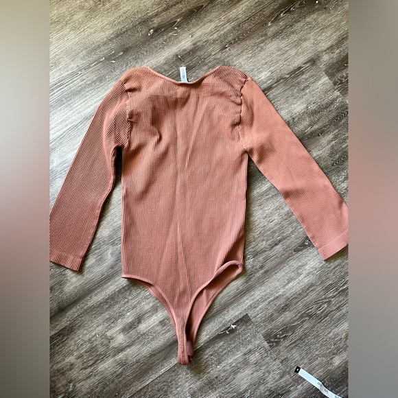 Nikibiki Rust 3/4 Sleeve Bodysuit - Picture 2 of 2